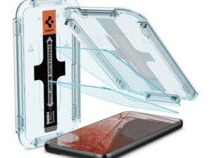 Spigen Glas.tR SLIM EZ Fit Samsung Galaxy S22 tempered kijelzővédő fólia felhelyező kerettel (2db)