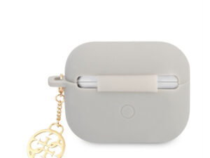Guess 4G Charms Silicone Apple Airpods Pro tok, szürke