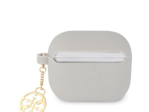 Guess 4G Charms Silicone Apple Airpods (3. gen) tok, szürke