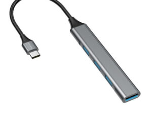 4smarts USB-C USB-A Hub,1x USB-A 3.0 + 3x USB-A 2.0, asztroszürke