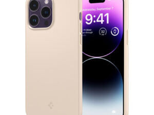 Spigen Thin Fit Apple iPhone 14 Pro tok, Sand Beige, bézs