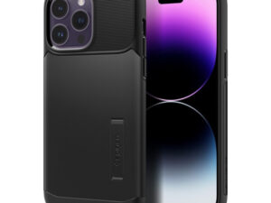 Spigen Slim Armor Apple iPhone 14 Pro Black tok, fekete