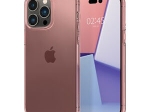 Spigen Crystal Flex Apple iPhone 14 Pro tok, Rose Crystal, rózsaszín-átlátszó
