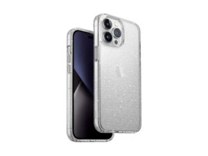 Uniq Lifepro Xtreme Tinsel Apple iPhone 14 Pro Max, csillámos szilikon tok, átlátszó