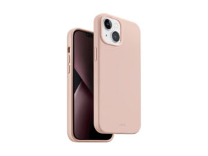 Uniq Lino Hue Apple iPhone 14 Plus, MagSafe szilikon tok, rózsaszín