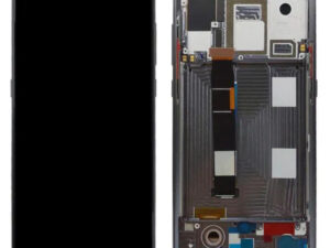 Xiaomi Mi 9 kompatibilis LCD modul kerettel, OEM jellegű, kék, Grade R