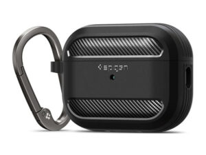 Spigen Rugged Armor Apple Airpods Pro 2 tok, fekete