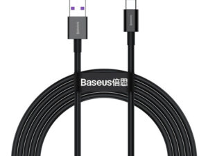 Baseus Superior USB / USB-C töltő- és adatkábel, 66W, 2m, fekete