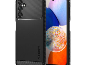 Spigen Rugged Armor Samsung Galaxy A14 5G tok, Matte Black, fekete