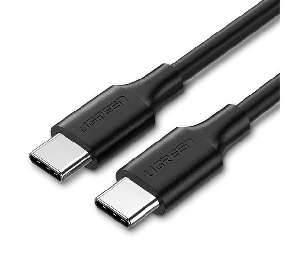 Ugreen US286 USB-C / USB-C gyorstöltő- és adatkábel, 3m, fekete