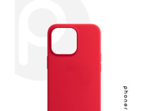 Phoner Apple iPhone 14 Pro szilikon tok, piros