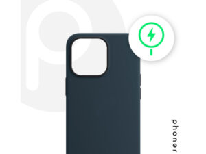 Phoner Apple iPhone 14 Plus Magsafe szilikon tok, kék