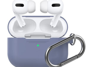 Phoner Simple Apple Airpods Pro szilikon tok akasztóval, égkék