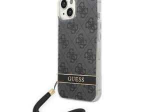 Guess 4G Print Strap Apple iPhone 14 Plus hátlap tok, fekete