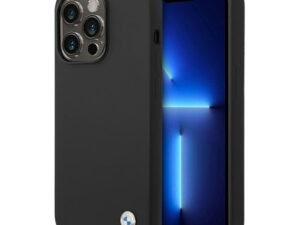 BMW Apple iPhone 14 Pro Max Szilikon hátlap tok, fekete