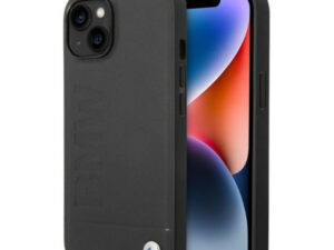 BMW Signature Logo Imprint Magsafe Apple iPhone 14 Plus hátlap tok, fekete