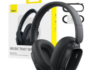 Baseus Bowie H1i bluetooth fejhallgató, aktív zajszűréssel ANC, fekete