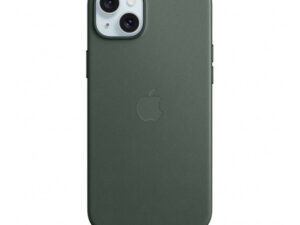 Apple iPhone 15 Plus FineWoven-szövettok MagSafe, örökzöld