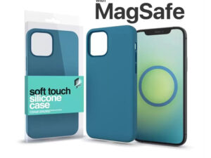Xprotector MagSafe rögzítésű Soft Touch Szilikon tok Apple iPhone 15 Pro, viharkék