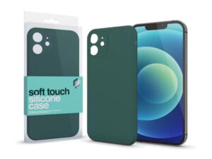 Xprotector Soft Touch szilikon tok Slim Apple iPhone 15 Plus, sötétzöld