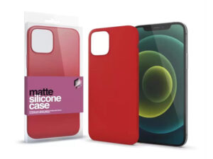 Xprotector Szilikon matte tok ultravékony korallApple iPhone 15 Pro Max, piros