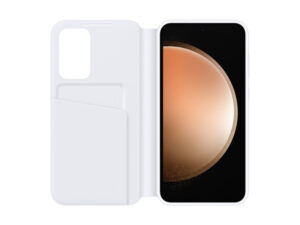 Samsung Galaxy S23 FE Smart View Wallet, gyári flip tok, Fehér, EF-ZS711CW