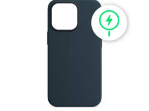 Phoner Apple iPhone 15 Magsafe szilikon tok, viharkék