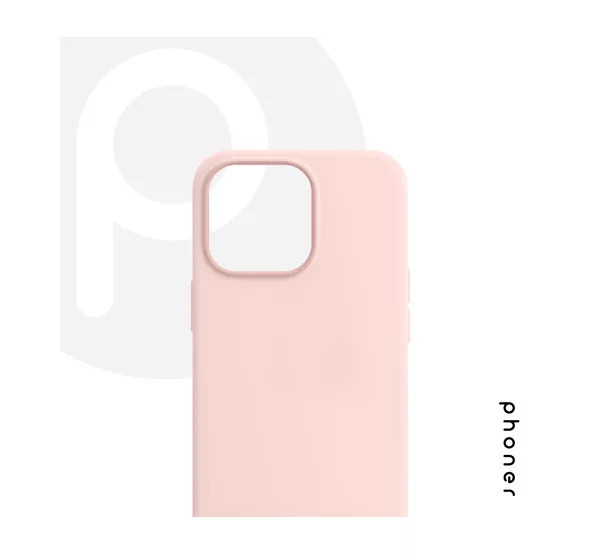 Phoner Apple iPhone 15 Pro szilikon tok, rózsaszín