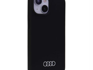 Audi Apple iPhone 14 Plus / 15 Plus szilikon tok, fekete