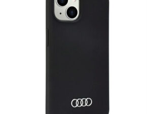 Audi Apple iPhone 13 / 14 / 15 szilikon tok, sötétszürke