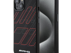 AMG Large Rhombuses Apple iPhone 13 / 14 / 15 Magsafe tok, fekete