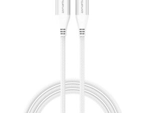 4smarts Extension USB / USB-C töltő- és adatkábel, 60W, 1.5m, fehér