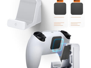 Spigen Playstation 4/5 / Nintendo Switch Pro / Xbox kontroller tartó, VG300 fehér (2db)