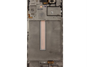 Samsung Galaxy A25 5G kompatibilis LCD kijelző + érintő, kerettel, fekete, SM-A256