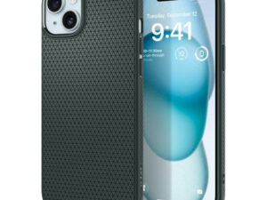 Spigen Liquid Air Apple iPhone 15 Plus tok, zöld