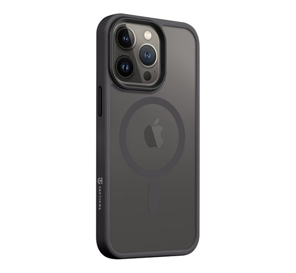 Tactical MagForce Hyperstealth Apple iPhone 13 Pro Magsafe hátlap tok, áttetsző/sötétszürke
