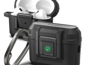 Spigen Lock Fit Airpods Pro (2nd Gen) fülhallgató tok, matt fekete