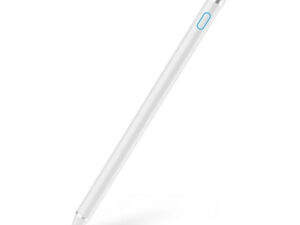 Univerzális toll, műanyag, (bármilyen kapacitív kijelzőhöz), Active Stylus Pen, fehér