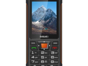 Evolveo Strongphone Z6 mobiltelefon készülék, fekete/narancs