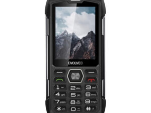Evolveo Strongphone H1 DualSim vízálló nyomógombos mobiltelefon, fekete/szürke