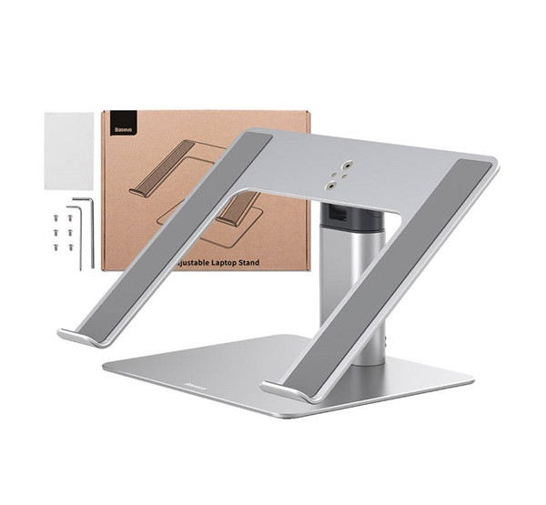 Baseus Laptop állvány 11-17", állítható, ezüst