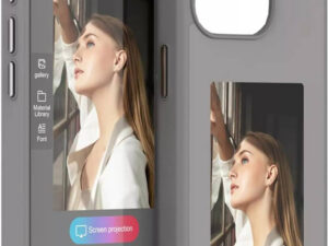 E-Ink okos telefontok, programozható NFC kijelzővel iPhone 13 Pro, ezüst