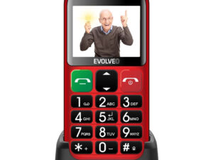 Evolveo EasyPhone ET (EP851) nyomógombos mobiltelefon, piros