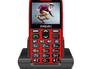 Evolveo EasyPhone XR (EP601) nyomógombos mobiltelefon, piros