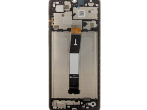 Xiaomi Redmi 12C gyári LCD kijelző kerettel, fekete (Service Pack)