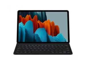 Samsung TAB S7 billentyűzetes flip tok mobil eszközhöz, QWERTY, fekete (EF-DT630BBGGDE) Csomagolássérült
