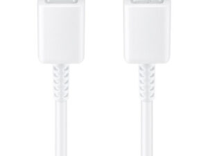 USB Type-C töltő- és adatkábel, USB Type-C, 100 cm, gyorstöltés, Samsung, fehér, gyári,