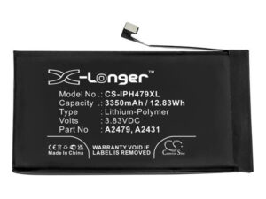 Apple iPhone 12 / 12 Pro, Akkumulátor, 3350 mAh, Li-Polymer, Cameron Sino, kompatibilis