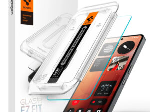 Nothing Phone 3a / 3a Pro, Kijelzővédő fólia, ütésálló fólia (az íves részre is!), Tempered Glass (edzett üveg), Spigen Ez Fit HD, Clear