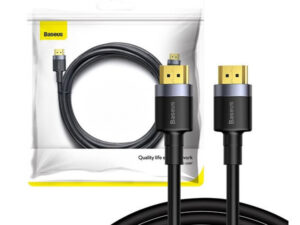 Baseus Cafule HDMI 2.0 kábel, 4K, 3D, 2m, fekete/szürke